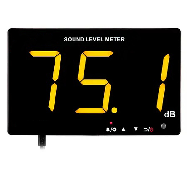 Noise Warning Sign / Sound Level Meter