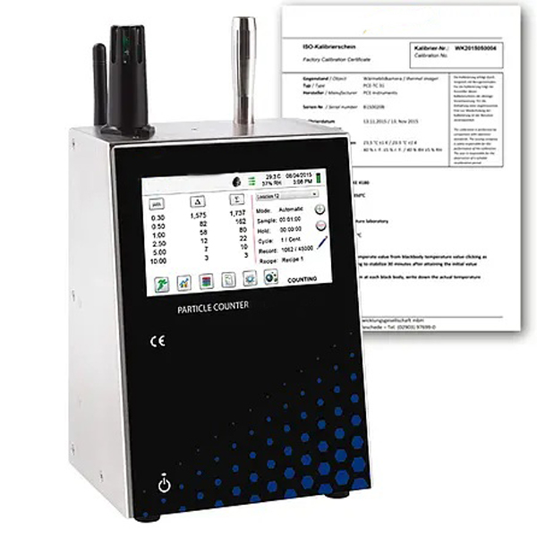 Particle Counter PCE-PQC 20EU Incl. Calibration Certificate